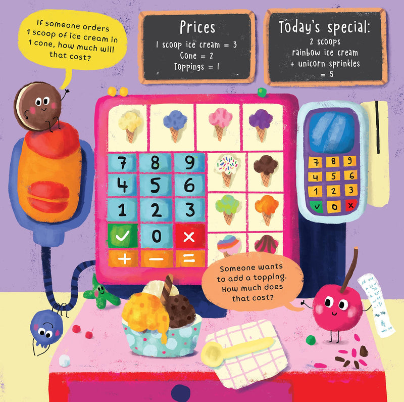 Convertible Ice Cream Shop - Great Value Sit In Ice Cream Shop, Interactive Playmat & Fun Storybook By Rosie Neave - Ages 2+ - Board Book 0-5 Miles Kelly Publishing Ltd
