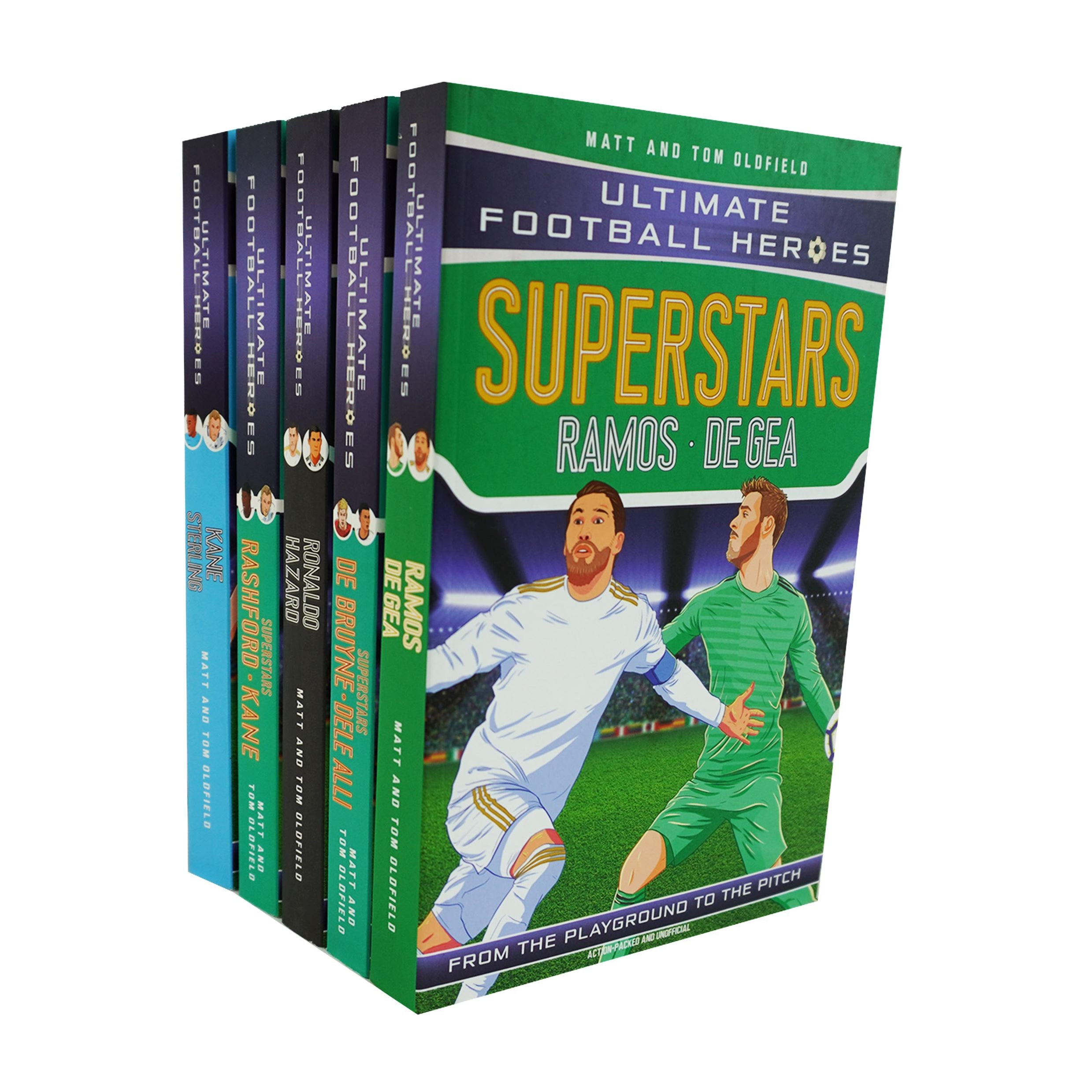 Ultimate Football Heroes Series By Matt & Tom Oldfield 2 in 1 Collecti
