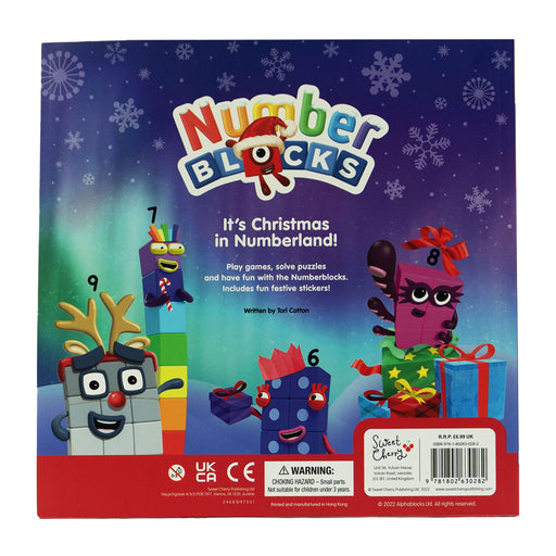 Numberblocks Christmas Sticker Fun Book By Sweet Cherry Publishing - Ages 3+ - Paperback 5-7 Sweet Cherry Publishing