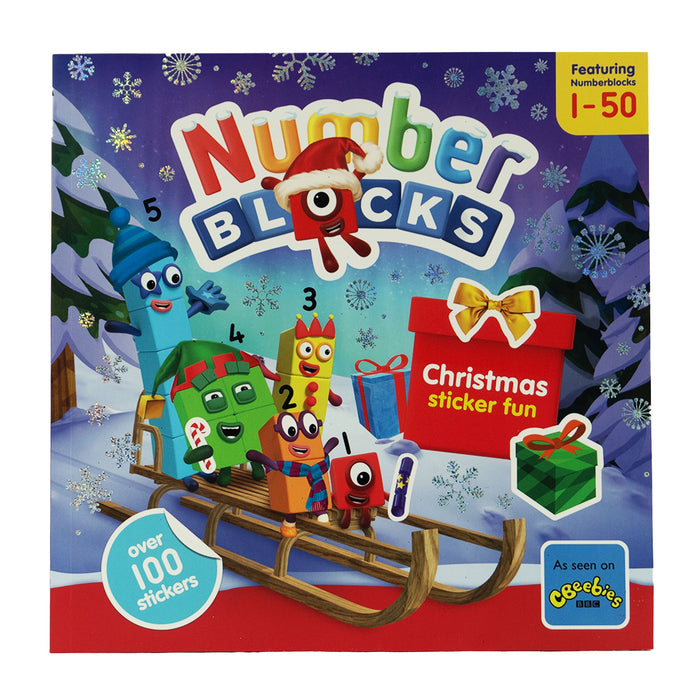 Numberblocks Christmas Sticker Fun Book By Sweet Cherry Publishing - Ages 3+ - Paperback 5-7 Sweet Cherry Publishing