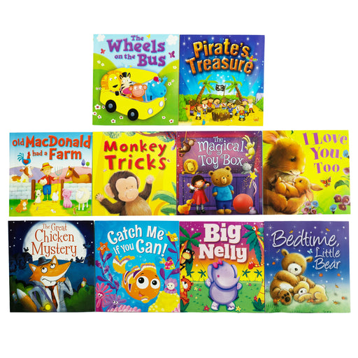 My Little Storytime Library Includes 10 Story Books Collection Set - Ages 3+ - Paperback 0-5 Igloo Books