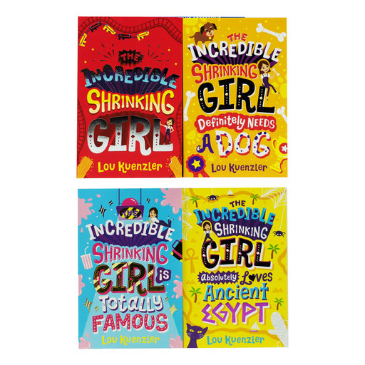 Incredible Shrinking Girl Collection 4 Books Set By Lou Kuenzler - Ages 7-9 - Paperback 7-9 Scholastic