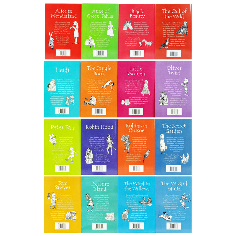 The Children's Classics Collection 16 Books Set - Ages 6-10 - Paperback 7-9 Arcturus Publishing Ltd