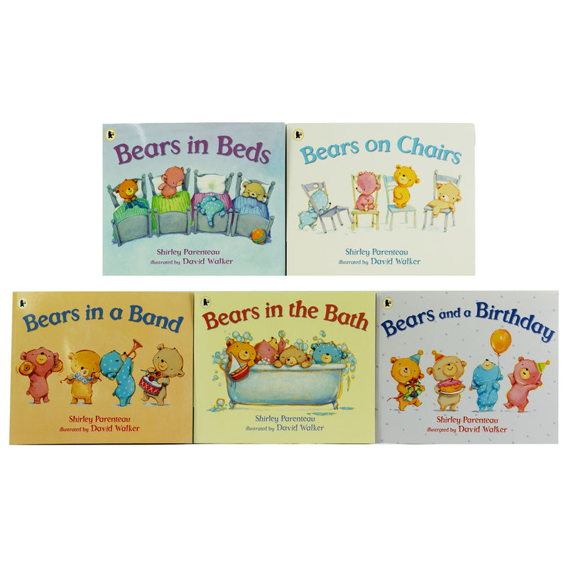 Shirley Parenteau Collection 5 Books Set - Ages 2+ - Paperback 0-5 Walker Books Ltd