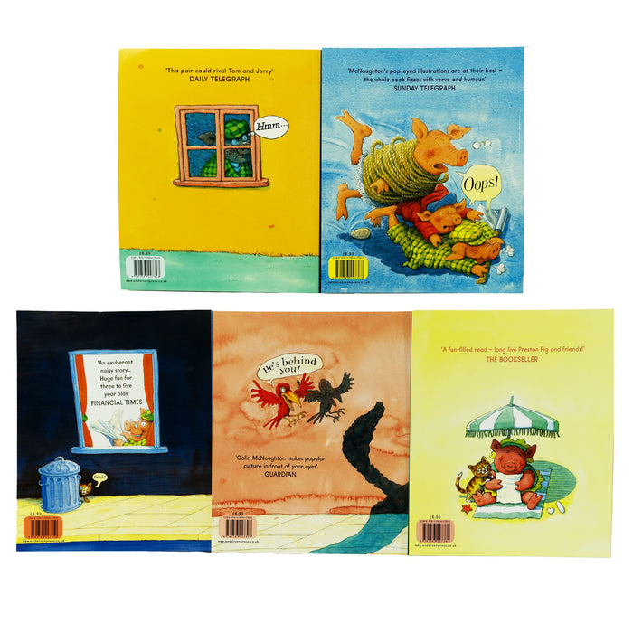 Preston Pig Story Collection By Colin McNaughton 5 Books Set - Ages 3+ - Paperback 0-5 Andersen Press Ltd