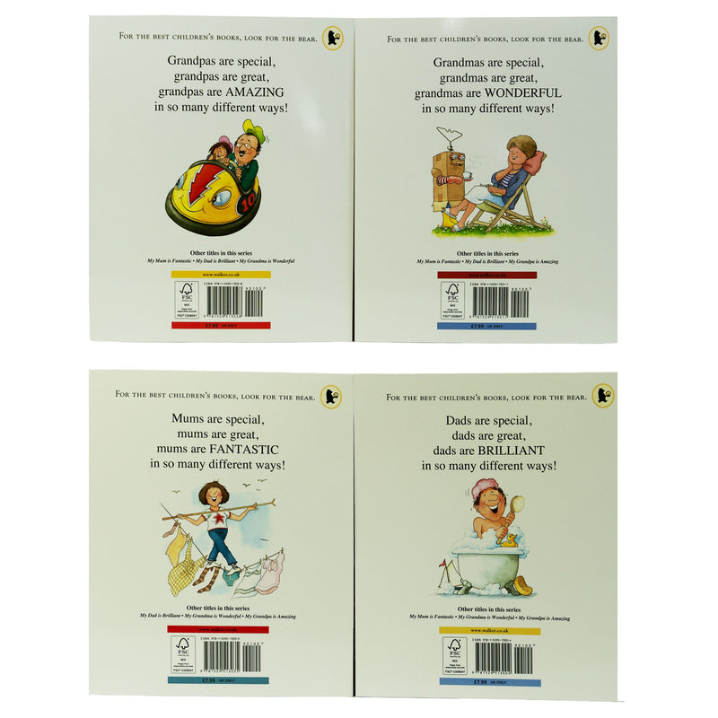 My Family Is... Series By Nick Butterworth 4 Books Collection Set - Ages 2 years and up - Paperback 0-5 Walker Books Ltd