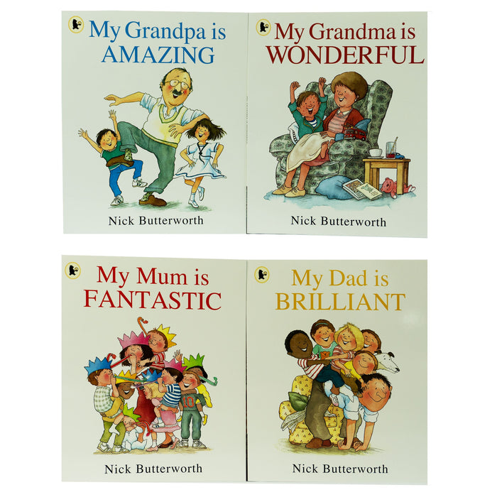 My Family Is... Series By Nick Butterworth 4 Books Collection Set - Ages 2 years and up - Paperback 0-5 Walker Books Ltd