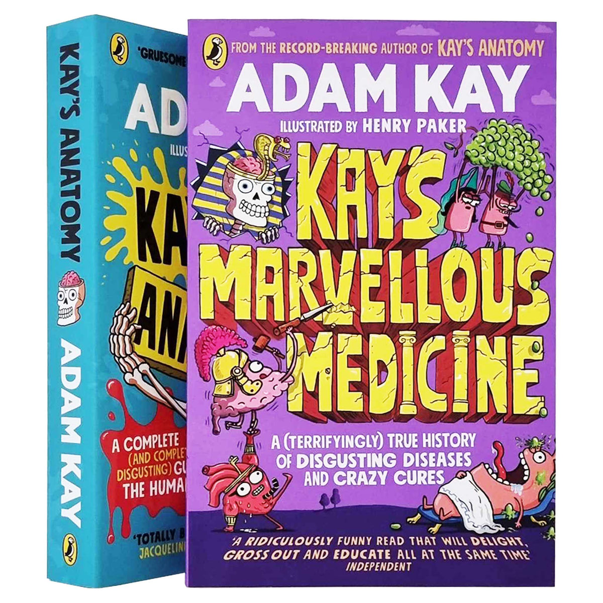 Kay's Anatomy/Marvellous Medicine by Adam Kay 2 Books Collection Set ...