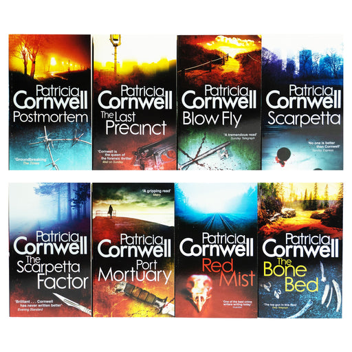 Kay Scarpetta Series By Patricia Cornwell 8 Books Collection Set - Fiction - Paperback Fiction Sphere
