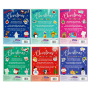 Children's Christmas Activity 6 Books Collection With over 250 Stickers and festive card press-outs - Ages 4+ - Paperback 5-7 Make Believe Ideas