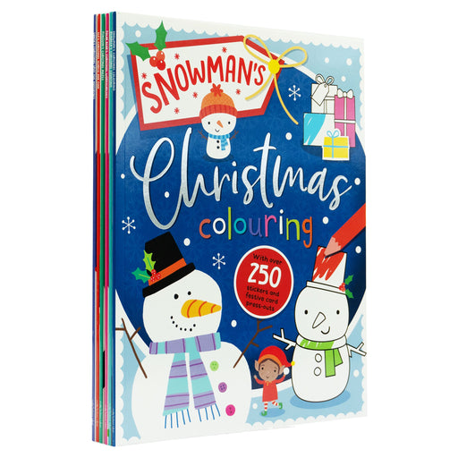 Children's Christmas Activity 6 Books Collection With over 250 Stickers and festive card press-outs - Ages 4+ - Paperback 5-7 Make Believe Ideas