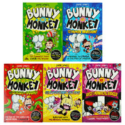 Bunny vs Monkey Collection By Jamie Smart 5 Books Set - Ages 7-9 - Paperback 7-9 David Fickling Books