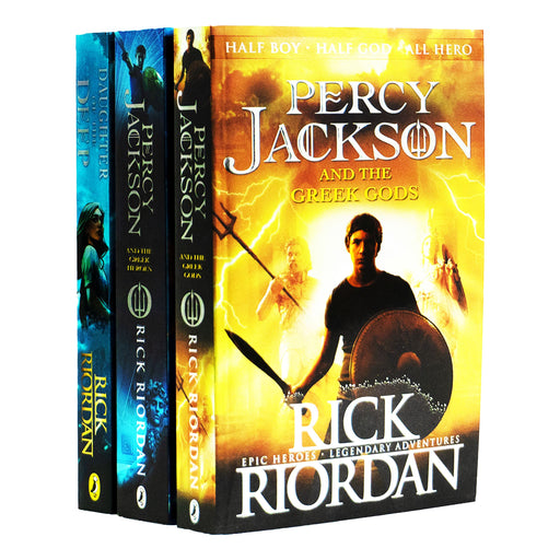 Rick Riordan Collection 3 Books Set - Ages 9+ - Paperback 9-14 Puffin