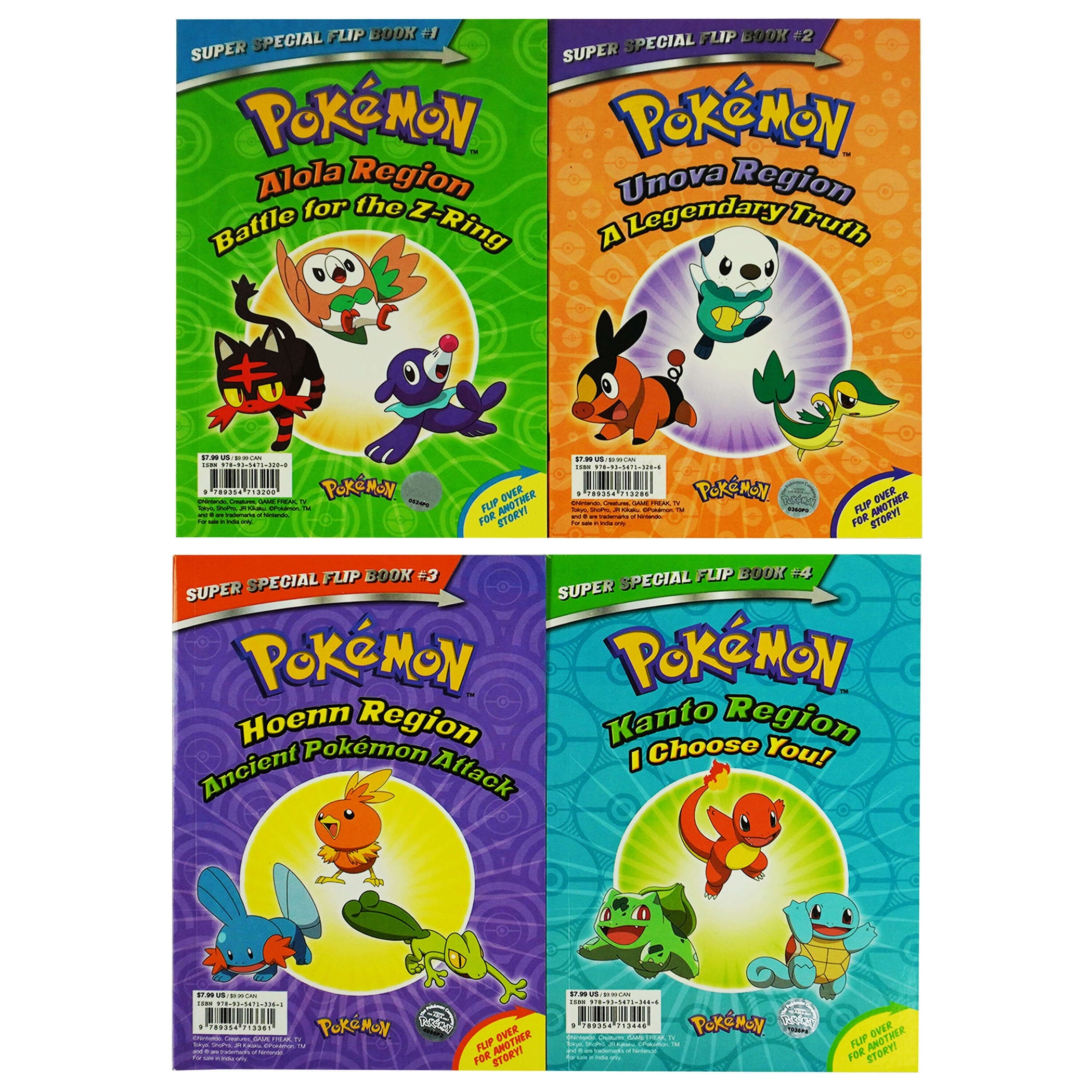 Pokemon Super Special Character 4 Book Collection Box Set - Ages 7-10 ...