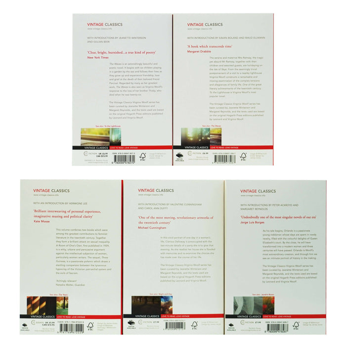 The Virginia Woolf Collection 5 Books Set - Fiction - Paperback Fiction Vintage Publishing