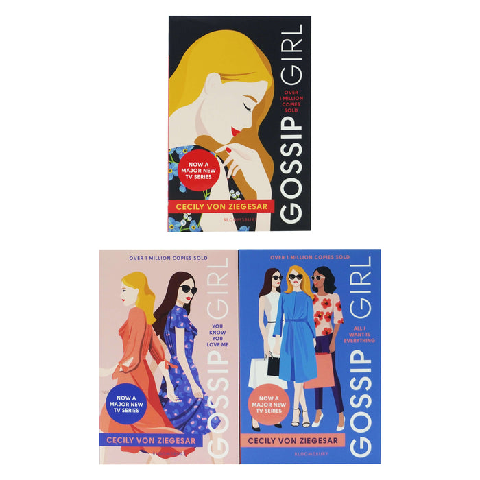 Gossip Girl Series by Cecily von Ziegesar: 3 Books Collection Set - Ages 12+ - Paperback Fiction Bloomsbury Publishing