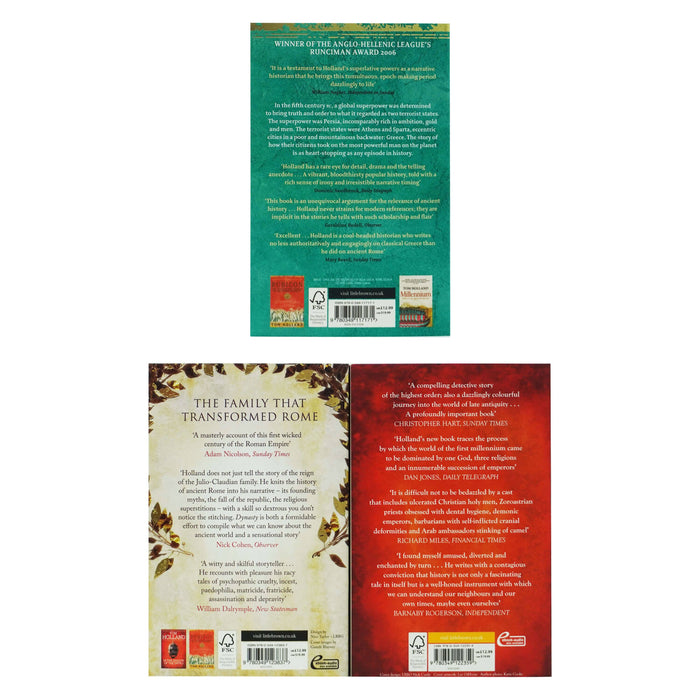 Tom Holland Collection 3 Books Set - Non Fiction - Paperback Non-Fiction Abacus