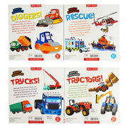 Mighty Machines! Collection 4 books Set - Ages 3+ - Paperback 0-5 Miles Kelly Publishing Ltd
