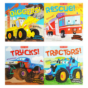 Mighty Machines! Collection 4 books Set - Ages 3+ - Paperback 0-5 Miles Kelly Publishing Ltd