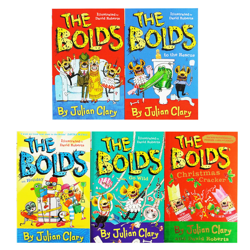 The Bolds by Julian Clary: 5 Books Collection Set - Ages 6-11 - Paperback 7-9 Andersen Press Ltd