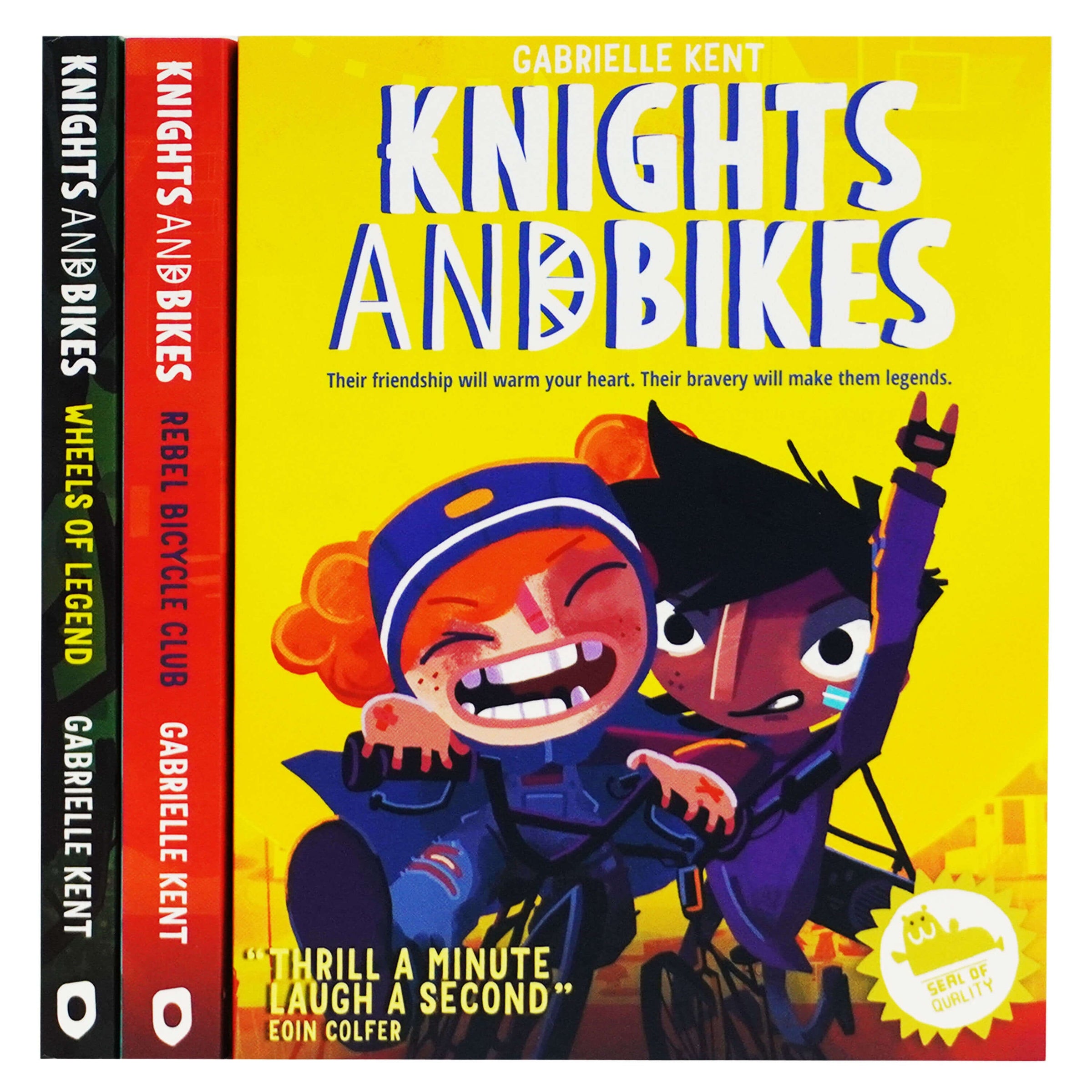 Knights & Bikes Series by Gabrielle Kent: 3 Books Collection Set - Age ...