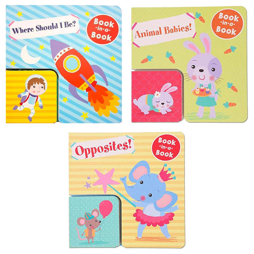 Book-in-a-Book Collection 3 Books Set - Ages 0-5 - Board Book 0-5 North Parade Publishing