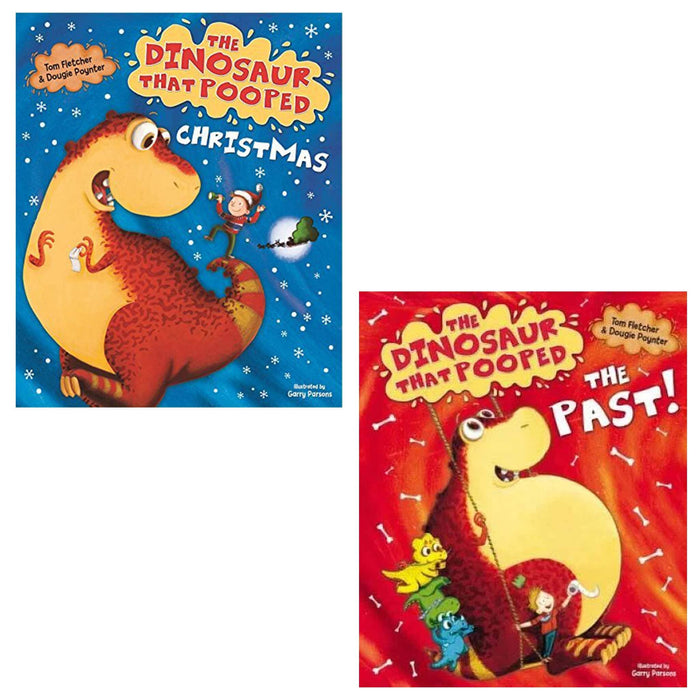 The Dinosaur that Pooped 2 Books Collection By Tom Fletcher and Dougie Poynter - Ages 5-7 - Paperback 5-7 Red Fox