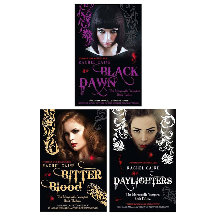 The Morganville Vampires Collection 3 Books Set By Rachel Caine (Book 12,13 & 15) - Ages 14+ - Paperback Young Adult Allison & Busby