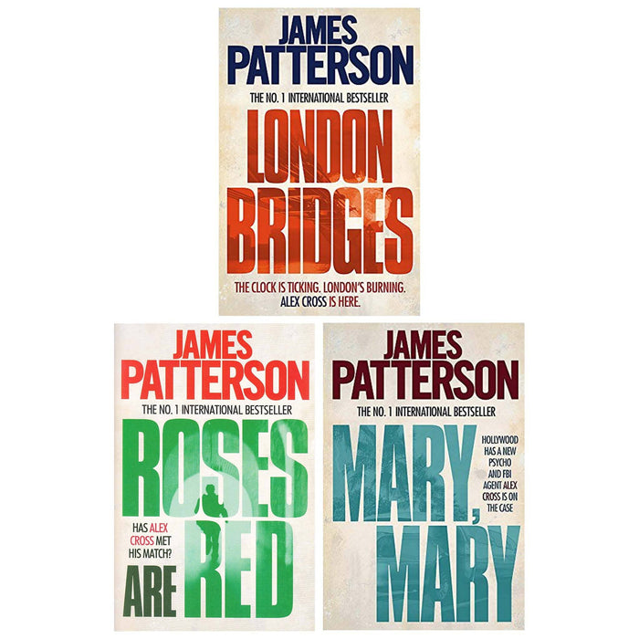 Alex Cross Series by James Patterson 3 Books Collection Set - Fiction - Paperback Fiction Headline