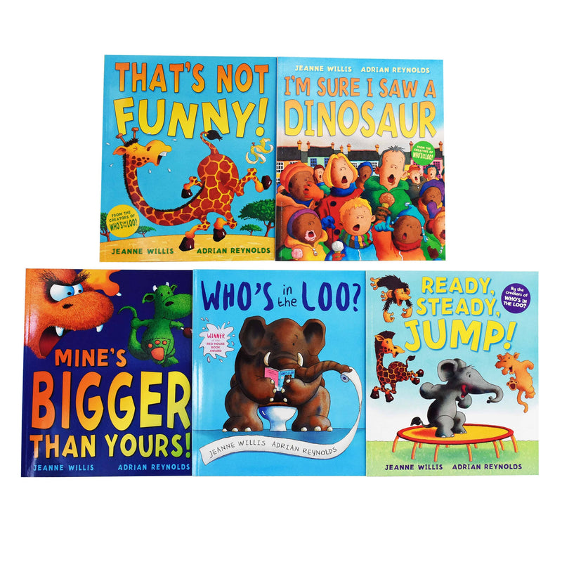 Jeanne Willis & Adrian Reynolds 5 Picture Books Collection Set - Ages 2+ - Paperback 0-5 Andersen Press Ltd