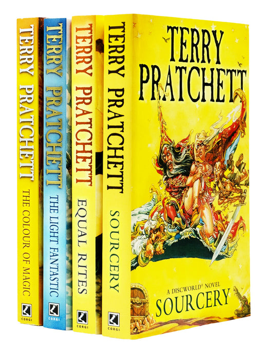 Terry Pratchett's Discworld: Books 1-3 & 5 Collection Set - Fiction - Paperback Fiction Corgi Books