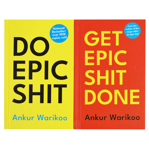 Ankur Warikoo Collection 2 Books Set (Get Epic Shit Done, Do Epic Shit) - Non Fiction - Hardback Non-Fiction Juggernaut