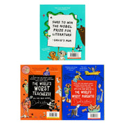 David Walliams World's Worst Children 3 Books Collection Set - Age 8-12 - Paperback 9-14 HarperCollins Publishers