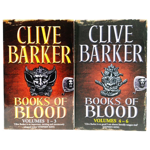 Books Of Blood Omnibus Series by Clive Barker 2 Books Collection Set (Volumes 1-6) - Fiction - Paperback Fiction Sphere