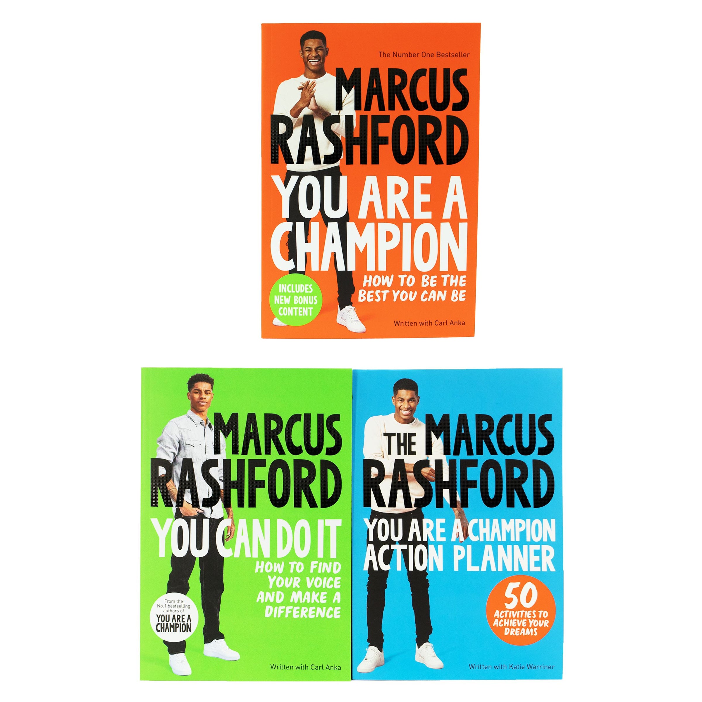 Marcus Rashford's You Are a Champion 3 Books Collection Set - Ages 10 ...