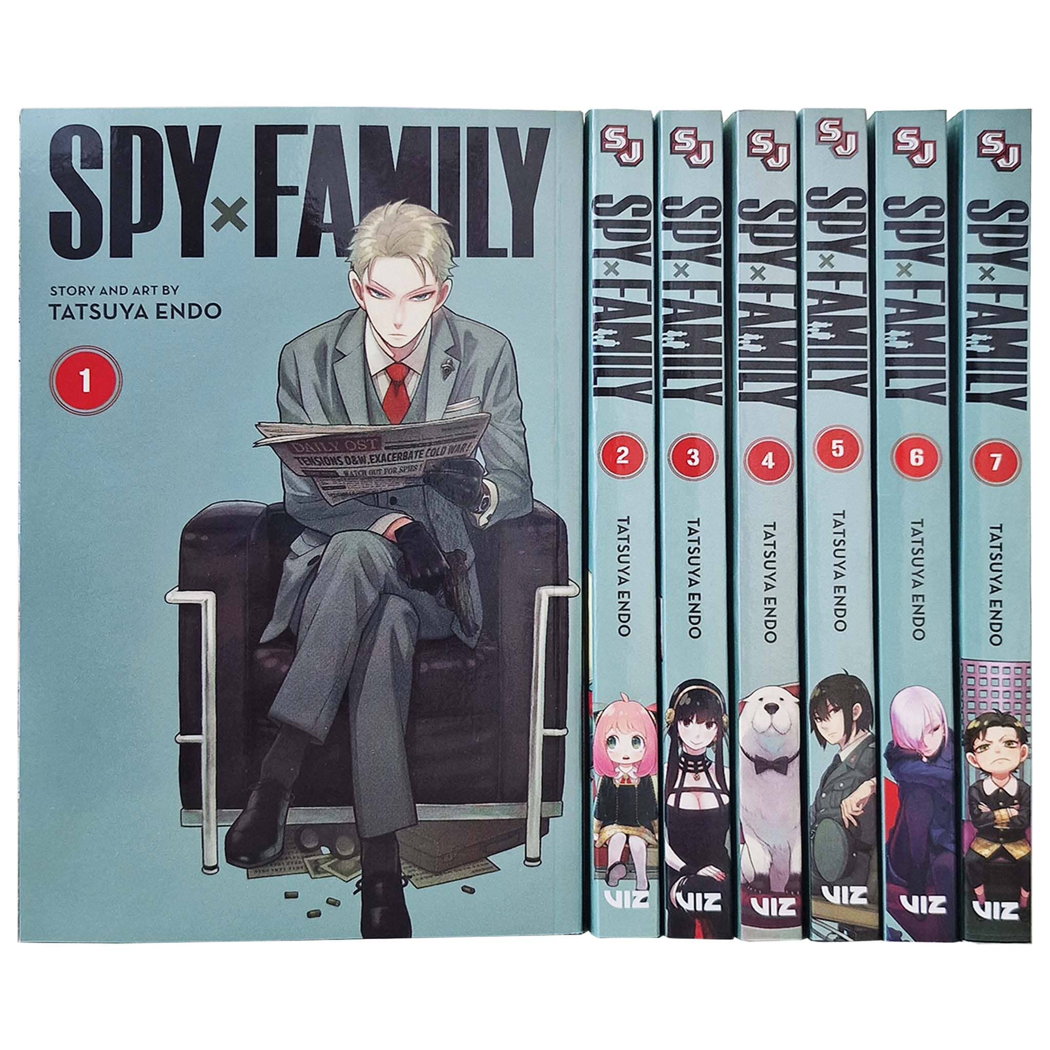 Spy x Family Series by Tatsuya Endo 7 Books Collection Set (Vol 1