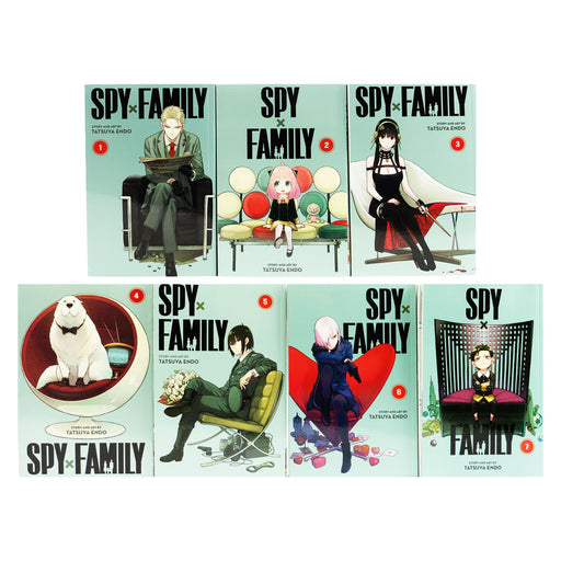 Spy x Family Series by Tatsuya Endo 7 Books Collection Set (Vol 1-7) - Ages 13+ - Paperback Graphic Novels Viz Media, Subs. of Shogakukan Inc