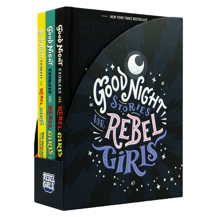Good Night Stories for Rebel Girls 3 Books Collection Set - Ages 8-13 - Hardback 9-14 Rebel Girls Inc
