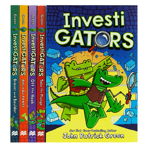 InvestiGators Series by John Patrick Green 5 Books Collection Set - Ages 7-9 - Paperback 7-9 Macmillan