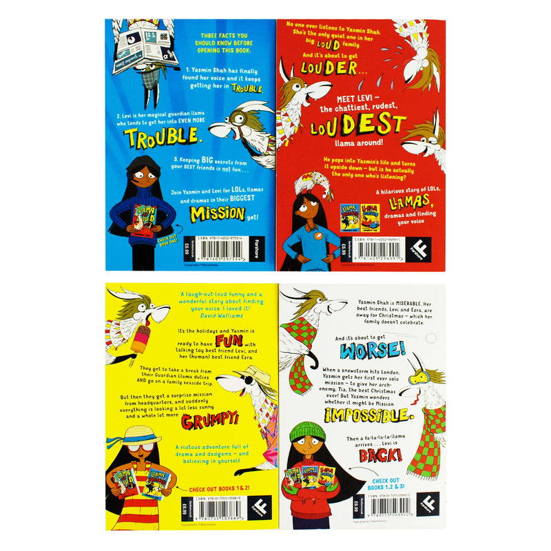 Llama Out Loud Series by Annabelle Sami 4 Books Collection Set - Ages 8-12 - Paperback 9-14 Farshore