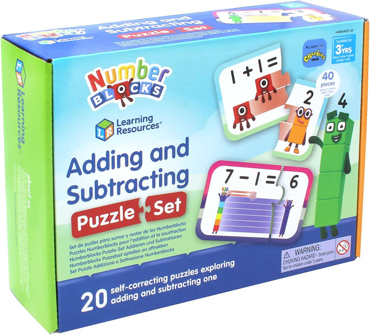 Numberblocks Adding and Subtracting Puzzle Set by Learning Resources ...