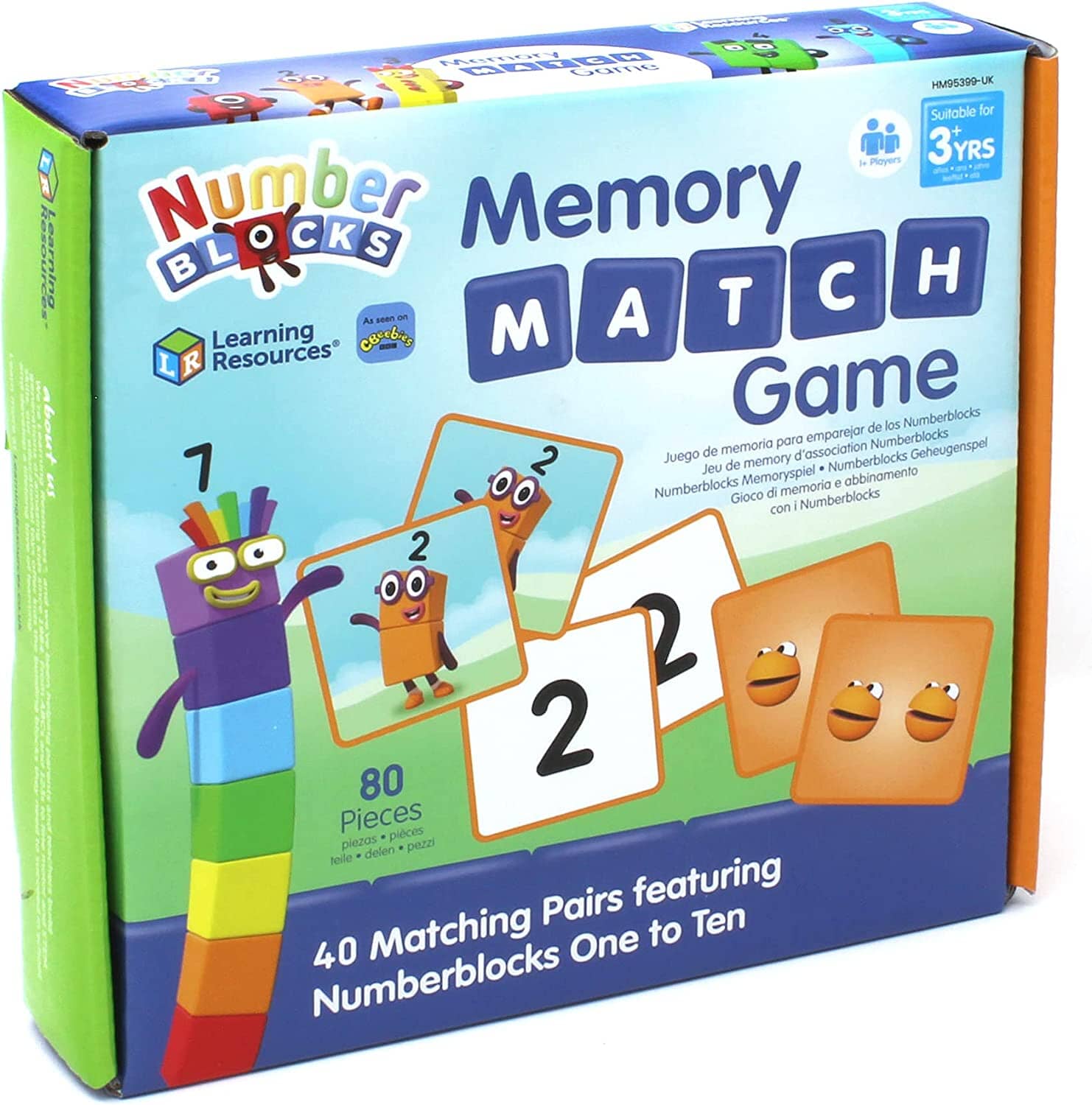 Numberblocks Memory Match Game by Learning Resources - Ages 3 Years+ ...