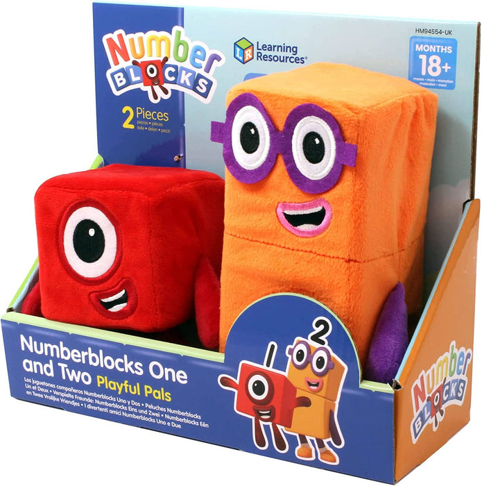 Numberblocks One and Two Playful Pals by Learning Resources - Ages 18 Months+ 0-5 Learning Resources