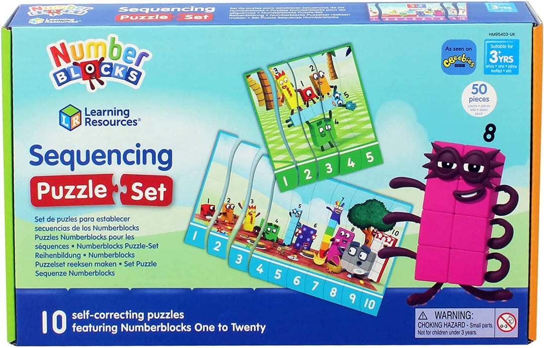 Numberblocks Sequencing Puzzle by Learning Resources - Ages 3 Years+ 0-5 Learning Resources