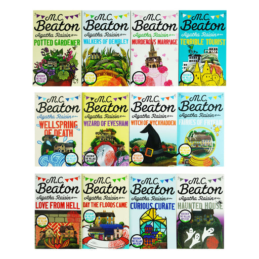 Agatha Raisin Mysteries Series by M.C. Beaton 12 Books Collection Set - Fiction - Paperback Fiction Constable