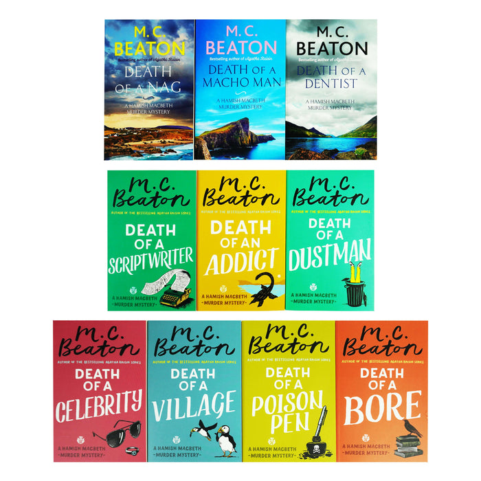 Hamish Macbeth Mysteries Series by M.C. Beaton 10 Books Collection Set (Book 11-20) - Fiction - Paperback Fiction Constable