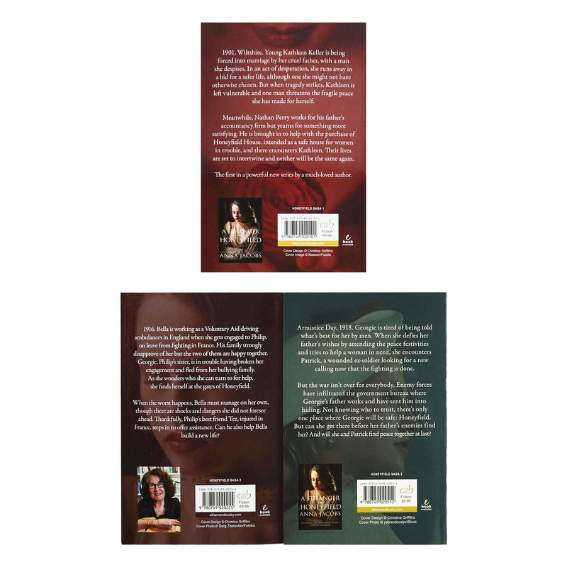 The Honeyfield Series by Anna Jacobs 3 Books Collection Set - Fiction - Paperback Fiction Allison and Busby