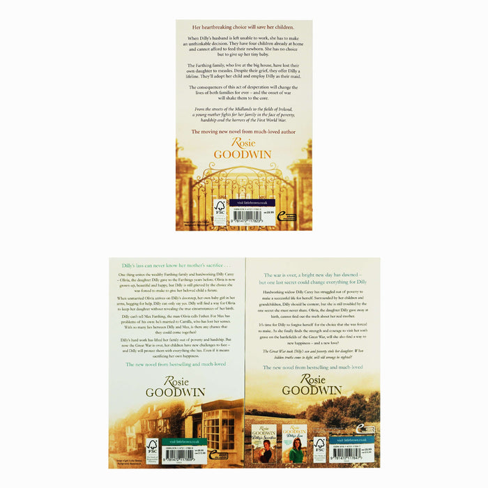 Dilly's Story Book Series by Rosie Goodwin 3 Books Collection Set - Fiction - Paperback Fiction Corsair