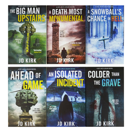 DCI Logan Crime Thrillers Series by JD Kirk 6 Books Collection Set (Book 7-12) - Fiction - Paperback Fiction Zertex Crime