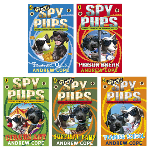 Spy Pups Series 5 Books Collection Set By Andrew Cope - Ages 7-9 - Paperback 7-9 Penguin